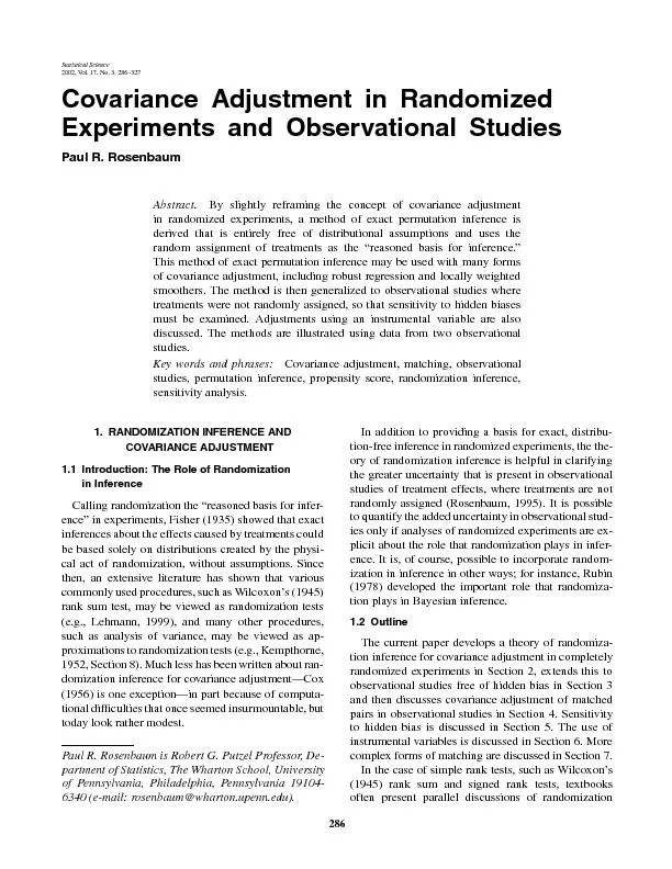 StatisticalScience2002,Vol.17,No.3,286