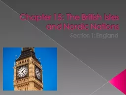 Chapter 15: The British Isles and Nordic Nations