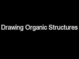 Drawing Organic Structures