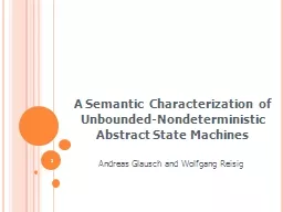 A Semantic Characterization of Unbounded-Nondeterministic A