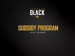 Jaguars Subsidy Program was