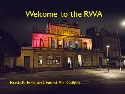 Welcome to the RWA