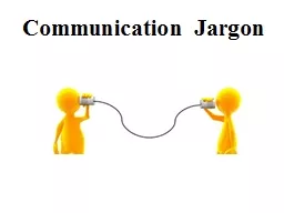 Communication Jargon