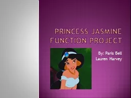 Princess jasmine function project