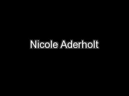 Nicole Aderholt