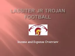 Lassiter Jr Trojan Football