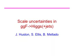 Scale uncertainties in