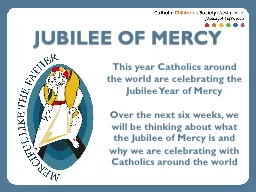 JUBILEE OF MERCY
