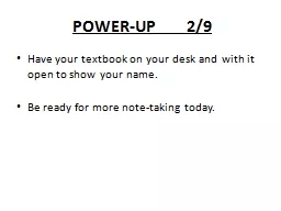 POWER-UP		2/9