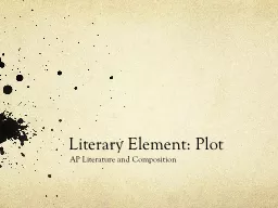 Literary Element: Plot