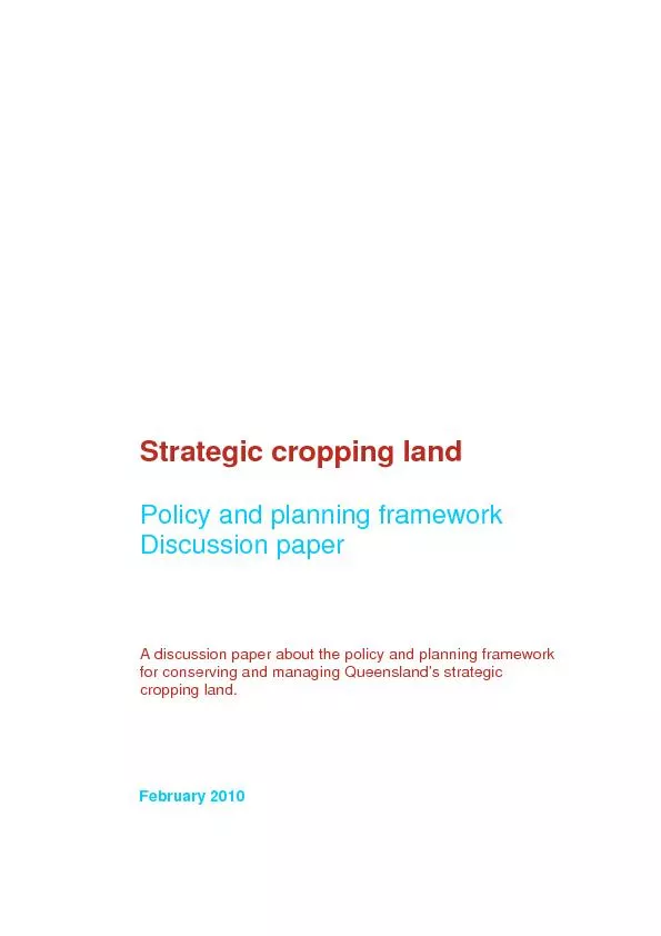 icy and planning framework cropping land.