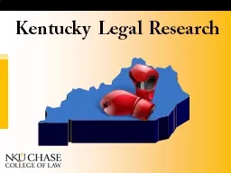 Kentucky Legal Research