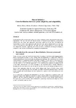 Shared initiative: C between system adaptivity and adaptability  Marku