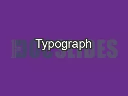 Typograph