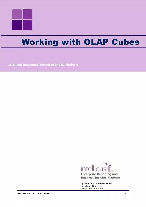 g with OLAP Cubes