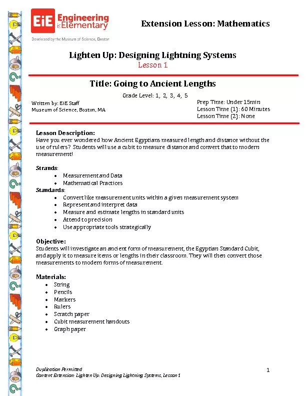 Extension Lesson: MathematicsLighten Up: Designing Lightning SystemsLe