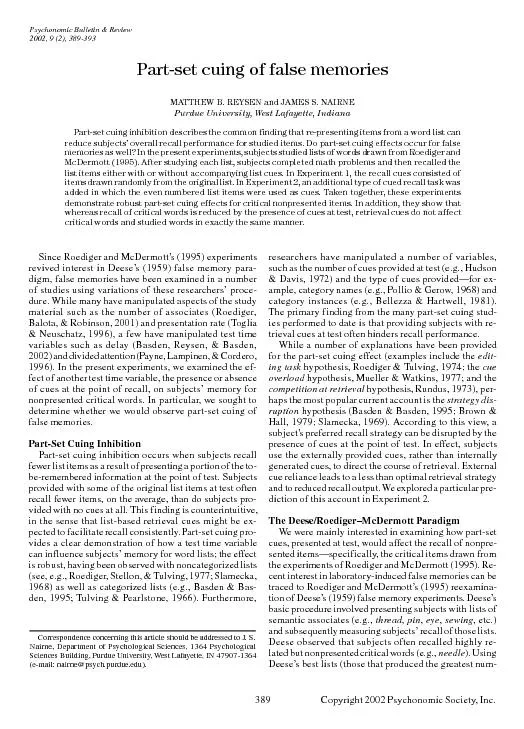 Psychonomic Bulletin & Review2002, 9 (2), 389-393