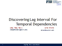 Discovering Lag Interval For Temporal Dependencies