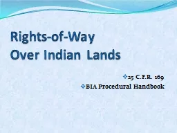 Rights-of-Way