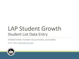LAP Student Growth