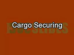 Cargo Securing