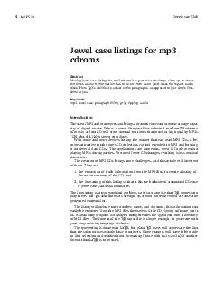 MAPS Dennis van Dok Jewel case listings for mp cdroms