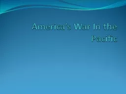 America’s War In the Pacific