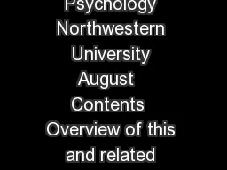 Installing and the psych package William Revelle Department of Psychology Northwestern University August   Contents  Overview of this and related documents   Install R and relevant packages  