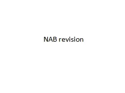 NAB revision