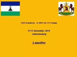 SADC Experiences  on SRHR