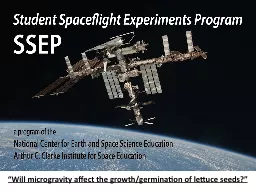 “Will microgravity affect the growth/germination of lettu