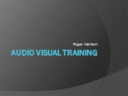 Audio Visual Training