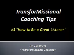 #3 “How to Be a Great Listener”