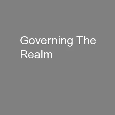 Governing The Realm