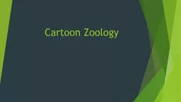 Cartoon Zoology