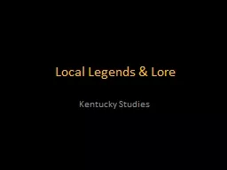 Local Legends & Lore