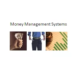 Money Management Systems