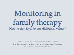 Monitoring in family