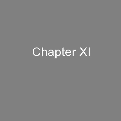Chapter XI