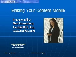Making Your Content Mobile