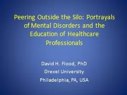 Peering Outside the Silo: Portrayals of Mental Disorders an