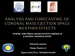 Analysis and forecasting of coronal mass ejection space wea