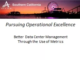 Pursuing Operational Excellence