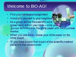 Welcome to BIO-AG!