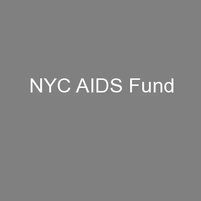 NYC AIDS Fund