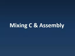 Mixing C & Assembly