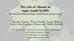The role of climate in