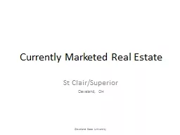 Currently Marketed Real Estate