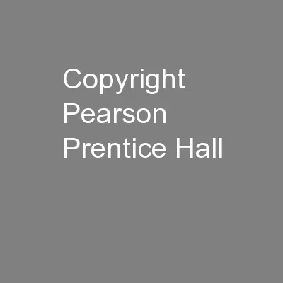 Copyright Pearson Prentice Hall