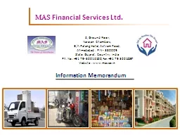 MAS  Financial Services Ltd.